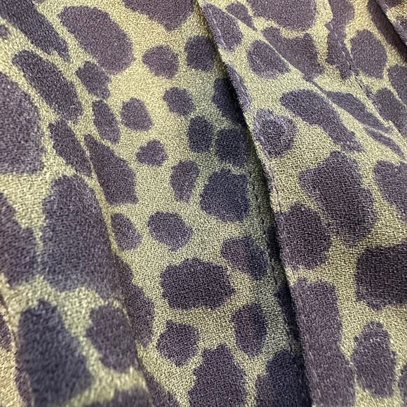 Abercrombie & Fitch Wrap Skirt Leopard Print Small - Picture 3 of 9